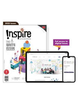 Inspire Magazine 2023: 3 single issues + 1 double issue (for 12+ y/o)