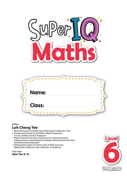 SUPER IQ Maths Level 6 (11-12 years)