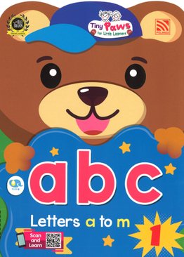 Tiny Paws For Little Learners - abc (Letters a - m) Reader Bk 1 and Activity Bk 1