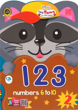 Tiny Paws For Little Learners -123 (1 - 5) Reader Bk 2 and Activity Bk 2