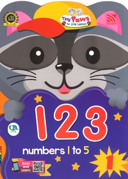 Tiny Paws For Little Learners -123 (1 - 5) Reader Bk 1 and Activity Bk 1