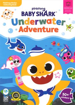 Baby Shark Underwater Adventure (Sticker and Colouring)