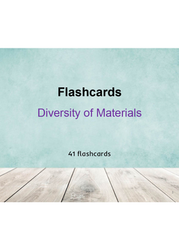 Lower Primary Science Flashcards: Diversity of Materials