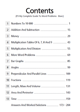 P3 My Complete Guide To Word Problems: BASIC (2ED)