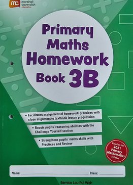 Primary Maths Homework Book 3B NEW!