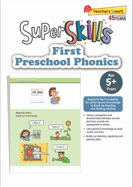 SUPER SKILLS First Preschool Phonics (Age 5+ Years)