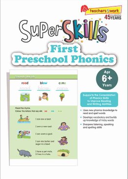 SUPER SKILLS First Preschool Phonics (Age 6+ Years)