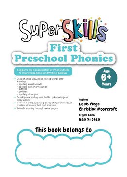 SUPER SKILLS First Preschool Phonics (Age 6+ Years)