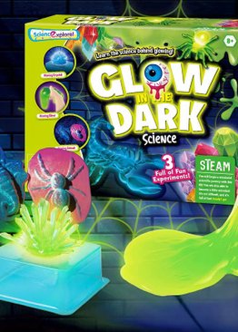 STEAM Science Explore Make Your Own Glow in the Dark Experiments