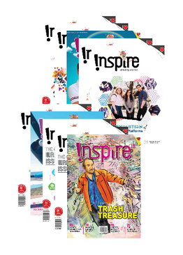 Inspire Magazine Full Suite Collection : 6 single issues + 1 double issue (for 12+ y/o)