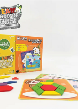 Team Green STEAM World of Robbi- Geometric Puzzle