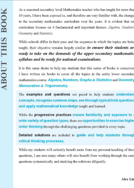 Integrated Mathematics Algebra for Sec 2 (Express And IP)