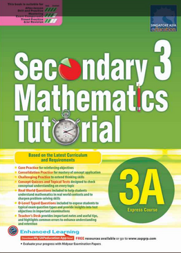 Secondary Three Mathematics Tutorial 3A