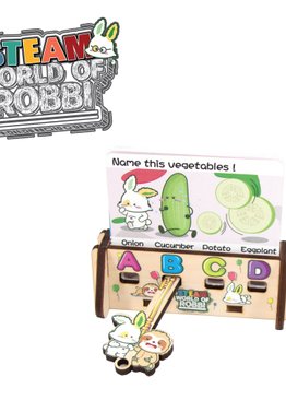 Team Green STEAM World of Robbi- Solo Game 4- Food & Vegetable