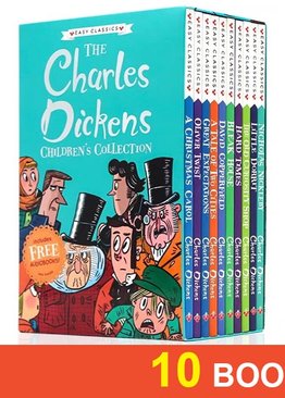 The Charles Dickens Children’s Collection (10 Book - Box Set) with QR code for the FREE audiobooks!