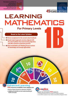 LEARNING MATHEMATICS For Primary Levels 1B