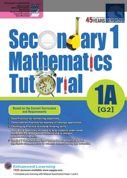 Secondary 1 Mathematics Tutorial 1A [G2]