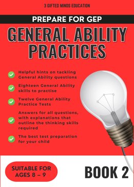 PREPARE FOR GEP - GENERAL ABILITY PRACTICES BOOK 2