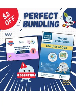 Primary 5 Fun Science bundle The Unit of Cell workbook and Electrical Systems Flashcards