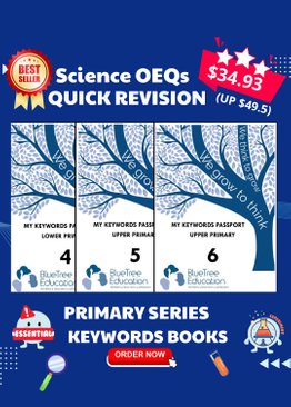 PSLE Science quick revision OEQs Guide Complete Series Keywords Book-Primary 6+5+4