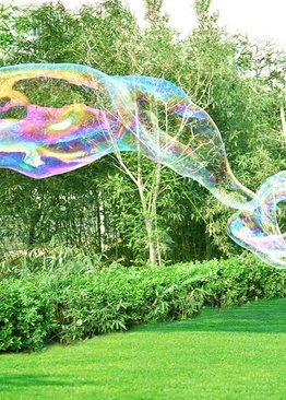 STEAM Big Bang Science Science Activity with Bouncing Bubble Making