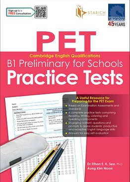 Cambridge English Qualifications – B1 Preliminary for Schools Practice Tests (PET)