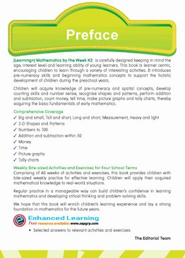 LEARNING+ MATHEMATICS by the WEEK Kindergarten 2