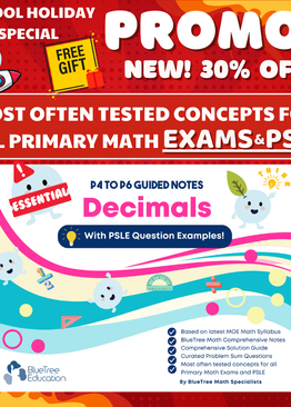 NEW! P4-P6 DECIMALS NOTES Boost confidence with real PSLE-style questions&solution