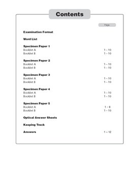 PSLE Foundation Science Specimen Papers