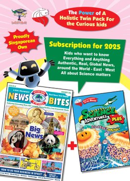 [PREORDER] HOLISTIC TWIN PACK: News Bites (10 issues) + Science Adventures (10 issues) 2025 Subscription