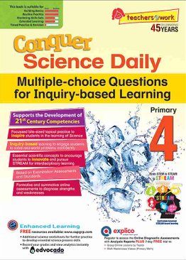 Conquer Science Daily Multiple-choice Questions for Inquiry-based Learning Primary 4