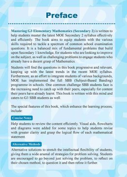 Mastering G3 ELEMENTARY MATHEMATICS Secondary 2