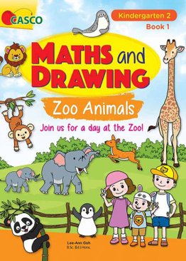 Preschool Maths and Drawing Book 1: Zoo