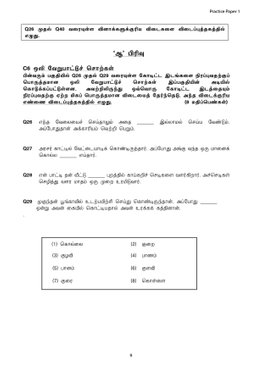 Primary 6 Tamil Practice Papers
