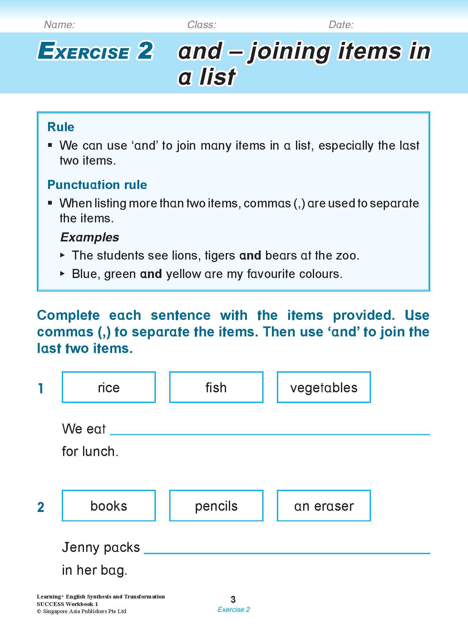 LEARNING+ ENGLISH Synthesis and Transformation SUCCESS Workbook 1 ...