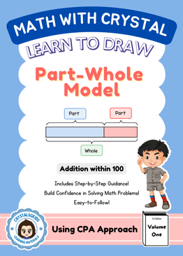 Crystal Math Vol 1 : Addition within 100 Using Part-Whole Models for K2 to P3