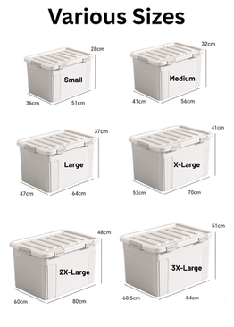 Storage Box with Wheels– Versatile, Mobile & Space-Saving