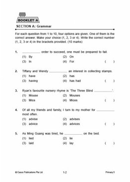 English Examination Papers Primary 5 (Pack)