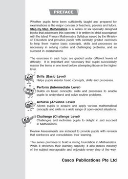 Primary 1 Step-By-Step Maths - New Syllabus (Revised Edition)