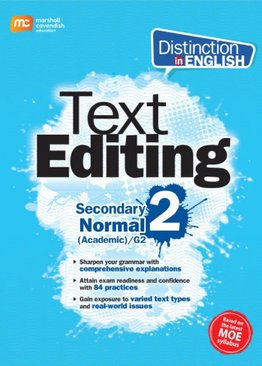 Distinction in English: Text Editing Sec 2 N(A) (2E)