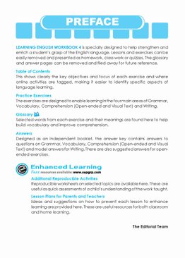 Primary 4 Learning English Workbook 4 - 5th Edition