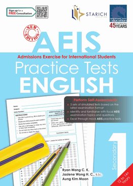 AEIS Practice Tests ENGLISH – Secondary 1 (12 to 14+ Years)
