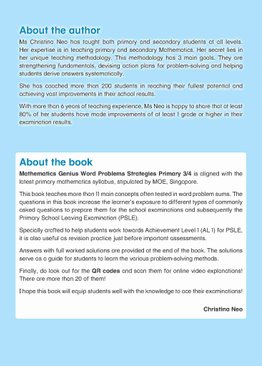 MATHEMATICS GENIUS WORD PROBLEMS STRATEGIES PRIMARY 3/4