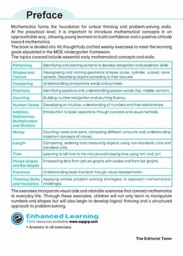Let’s Advance in MATHEMATICS WEEKLY LESSONS Kindergarten 2