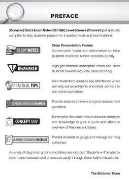 Conquer Quick Exam Notes G2 / N(A) Level Science (Chemistry)