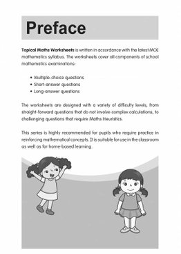 Topical Maths Worksheets Primary 4 (Pack)