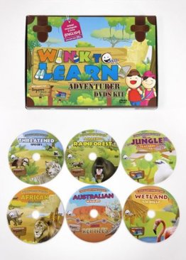 WINK to LEARN Animal Encyclopedic 6-DVDs English
