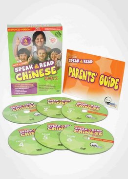 WINK to LEARN - Speak & Read Chinese 6-DVDs Program (Includes Simplified & Traditional Chinese)