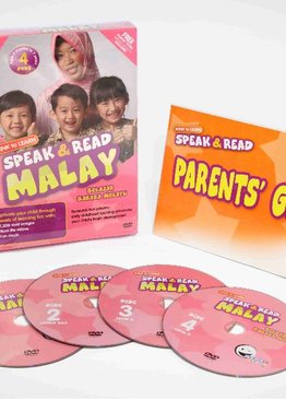 WINK to LEARN - Speak & Read Malay 4-DVDs Program