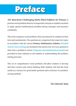 101 Must-Know Challenging Maths Word Problems Book 1 